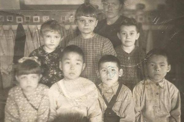 Воспитанники детского сада "Береза". 1948 г.